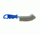 Cepillos ERGONÓMICOS -Convexos -Hilos de acero, acero inoxidable, latón o nailon (Embalaje unitario) / Acero inoxidable / 0.3