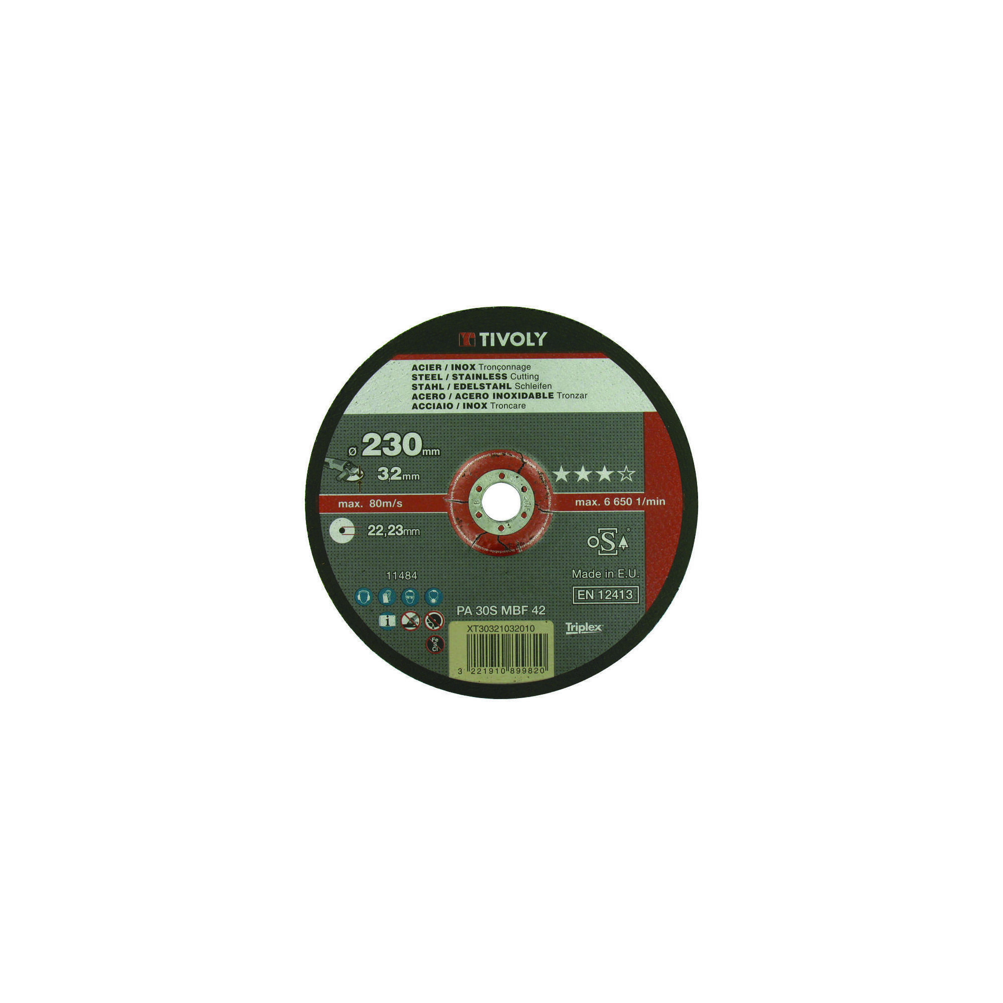 XT30031 - Disco de corte -Gama Best-Sellers -Para metal