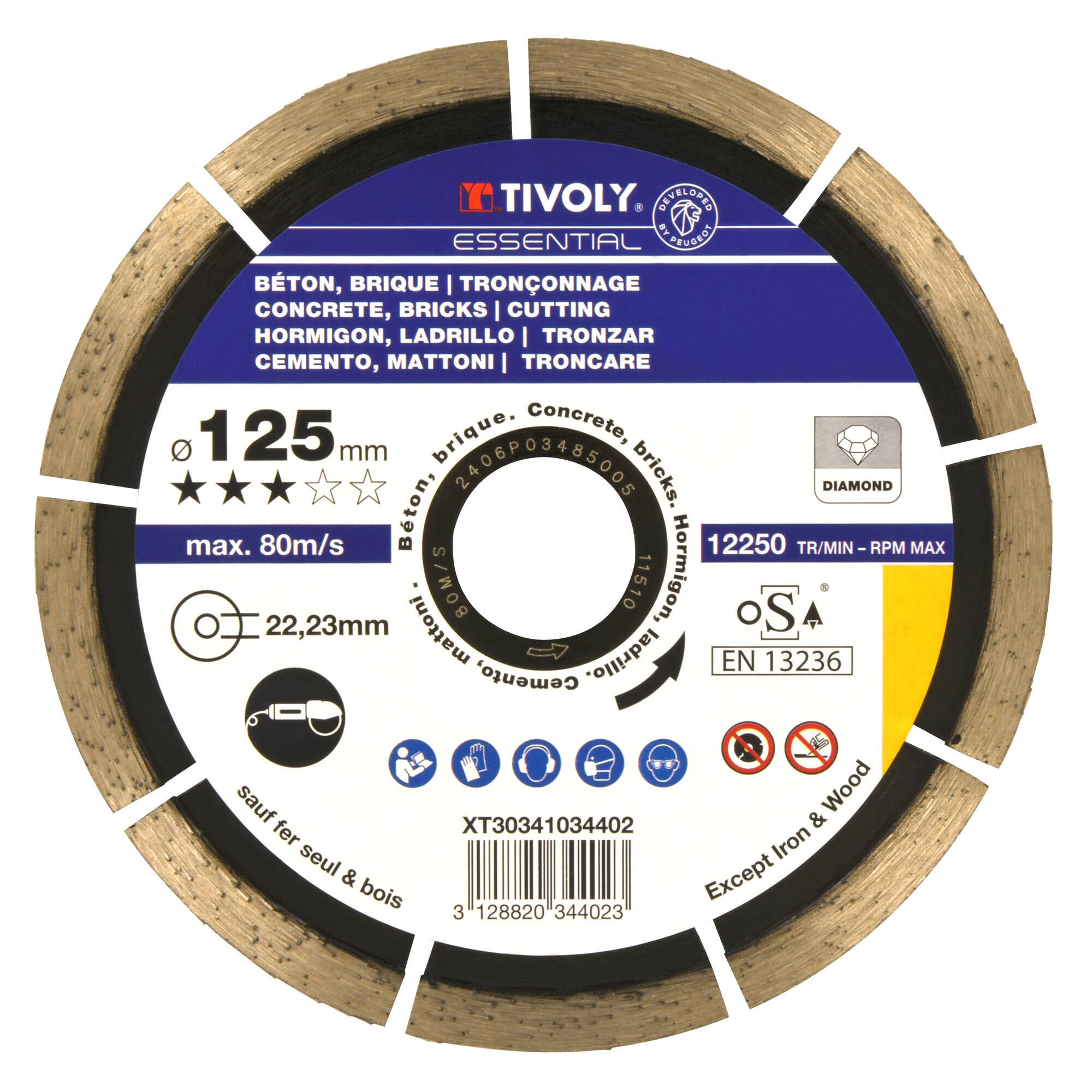 XT31141 - Disco DIAMANTE -HORMIGÓN -Gama Económica