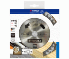 Ø: 160 x Ø2: 20 x Z: 40 / Hojas de sierra circular -Acabado -Para plástico, aluminio y acero inoxidable -Uso en sierra portátil (Funda cartón)