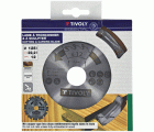 Ø: 125 x Ø2: 22.2 x Z: 12 / Disco de corte - Para madera y madera con clavos - Uso en amoladora (Funda cartón)