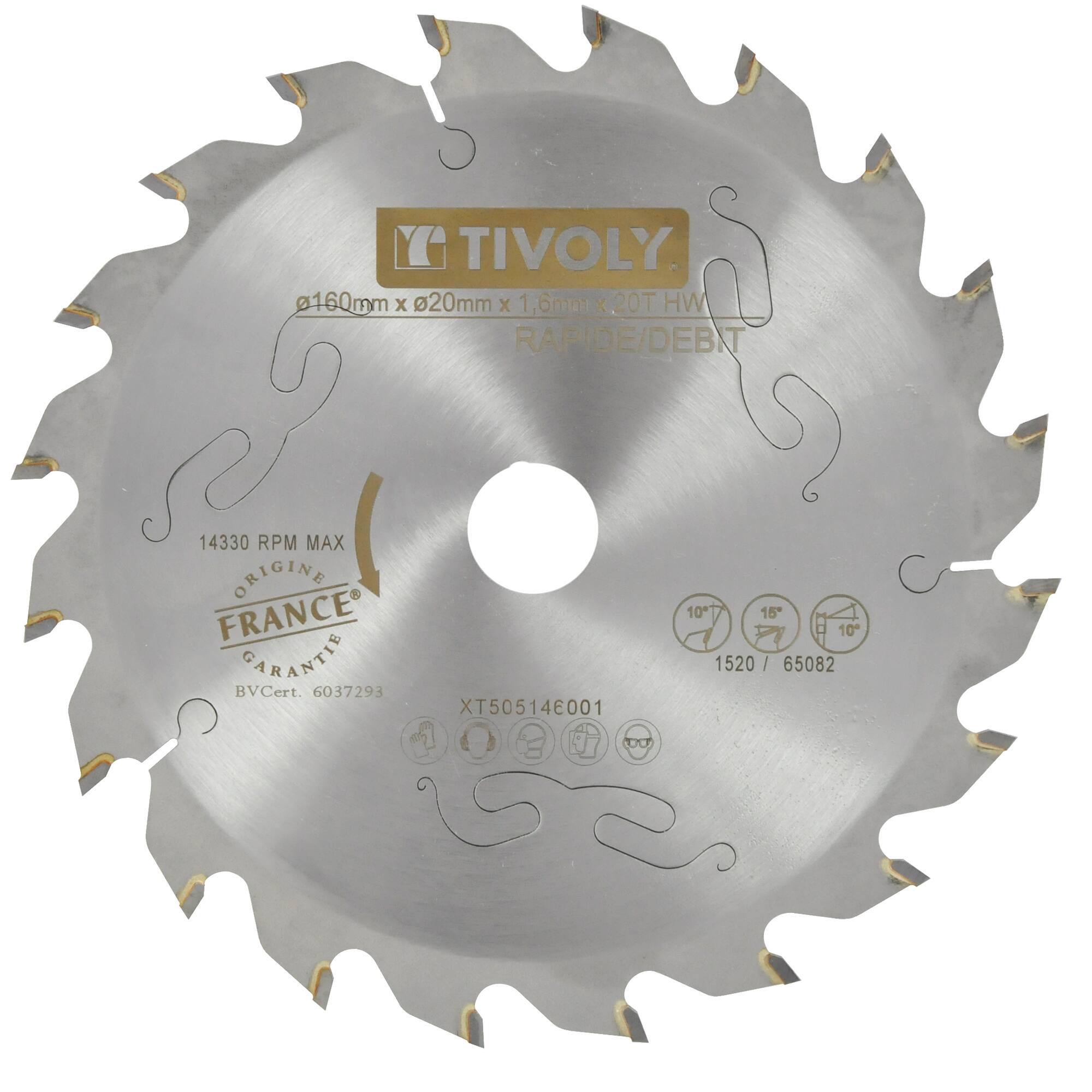 XT50154 - Hoja de sierra circular -Despiece -Para madera -Uso en sierra portátil