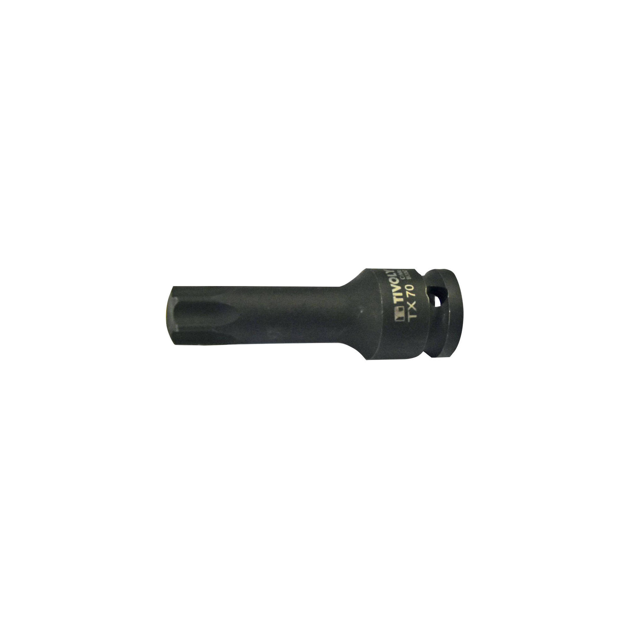 Casquillo de impacto H 1/2" -IMPACTO -Para tornillos Torx hembra (Blíster) N°: N70 / L: 78