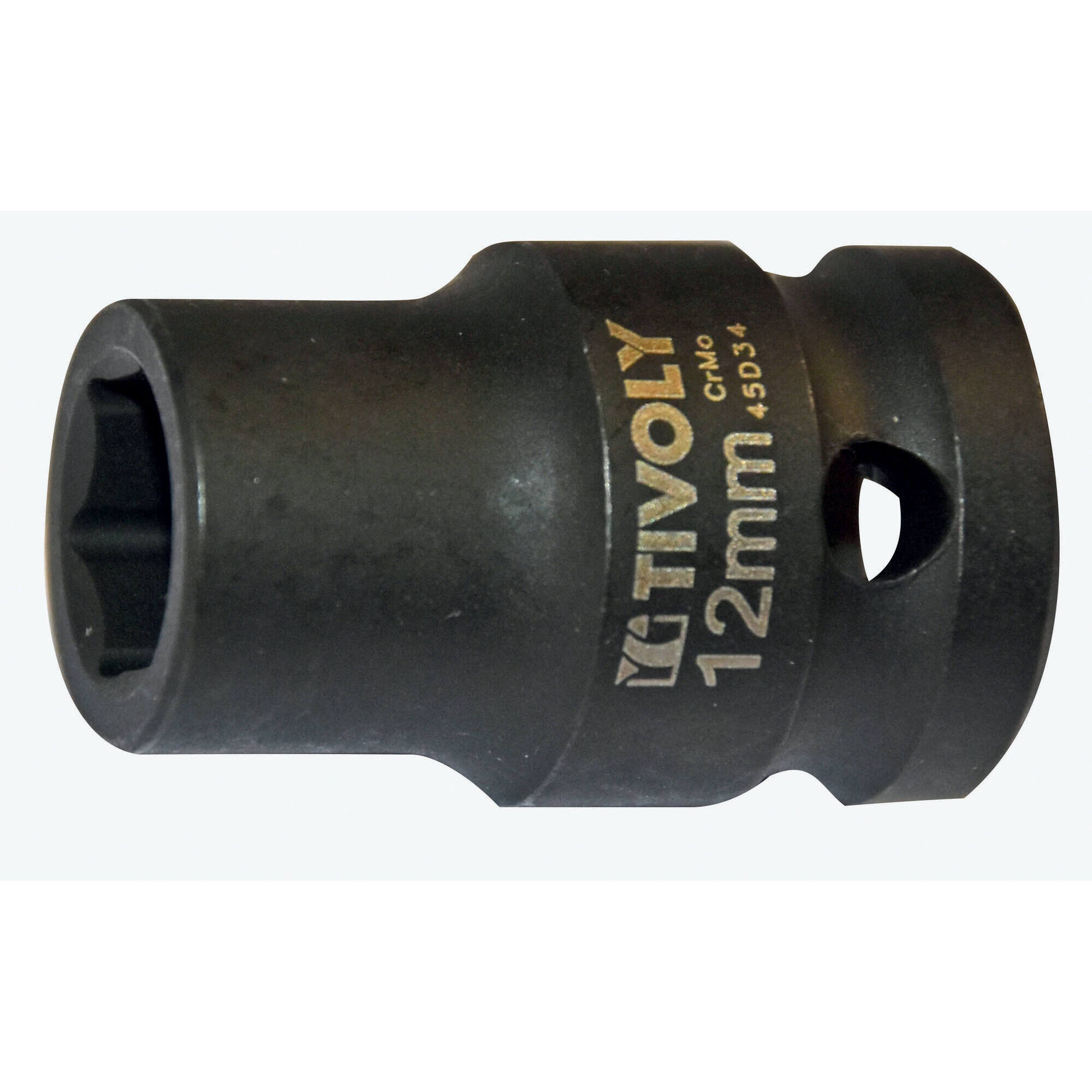 Casquillo de impacto H 1/2" -IMPACTO -Para tornillos hexagonales macho (Estuche blíster) N°: N12 / L: 38
