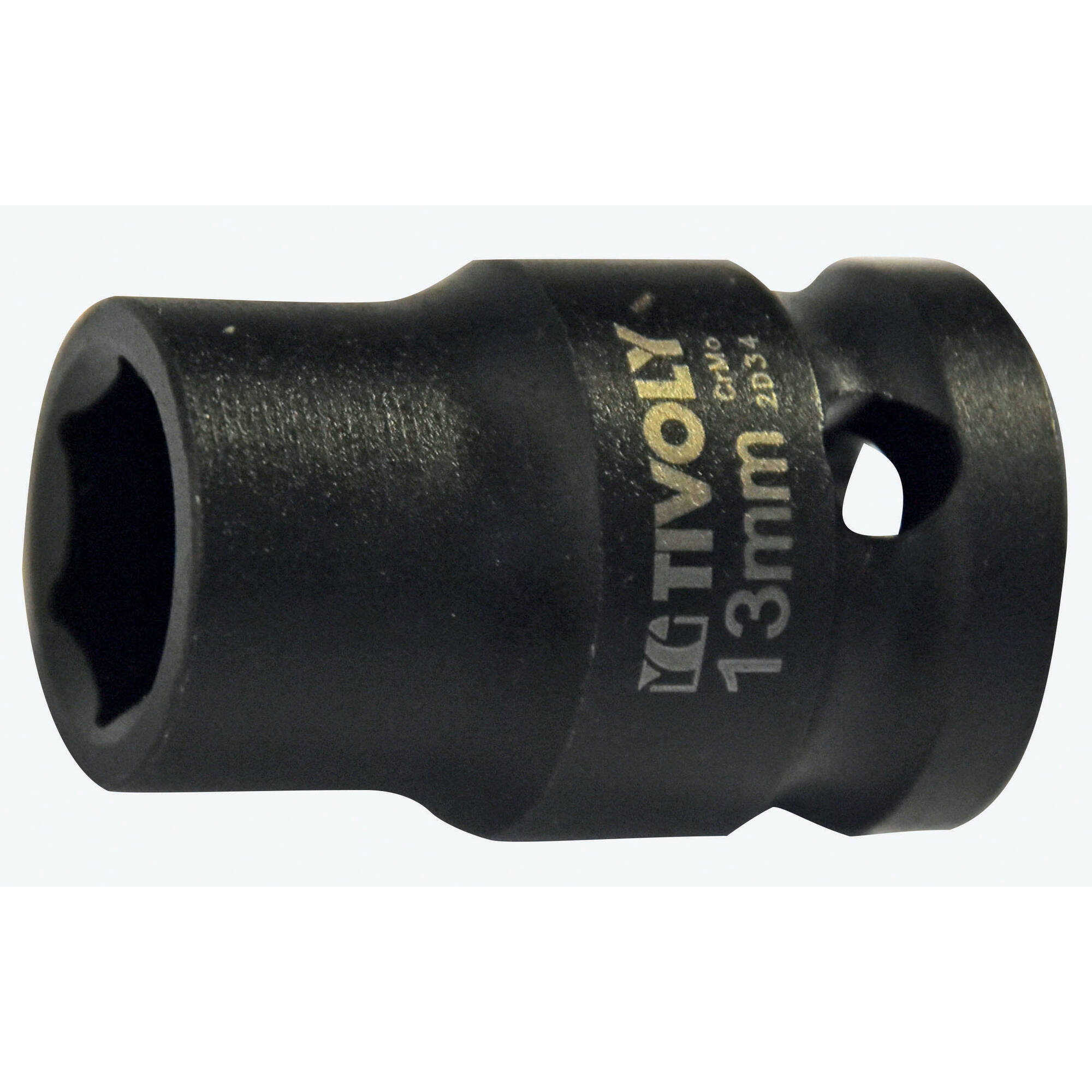 Casquillo de impacto H 1/2" -IMPACTO -Para tornillos hexagonales macho (Estuche blíster) N°: N13 / L: 38