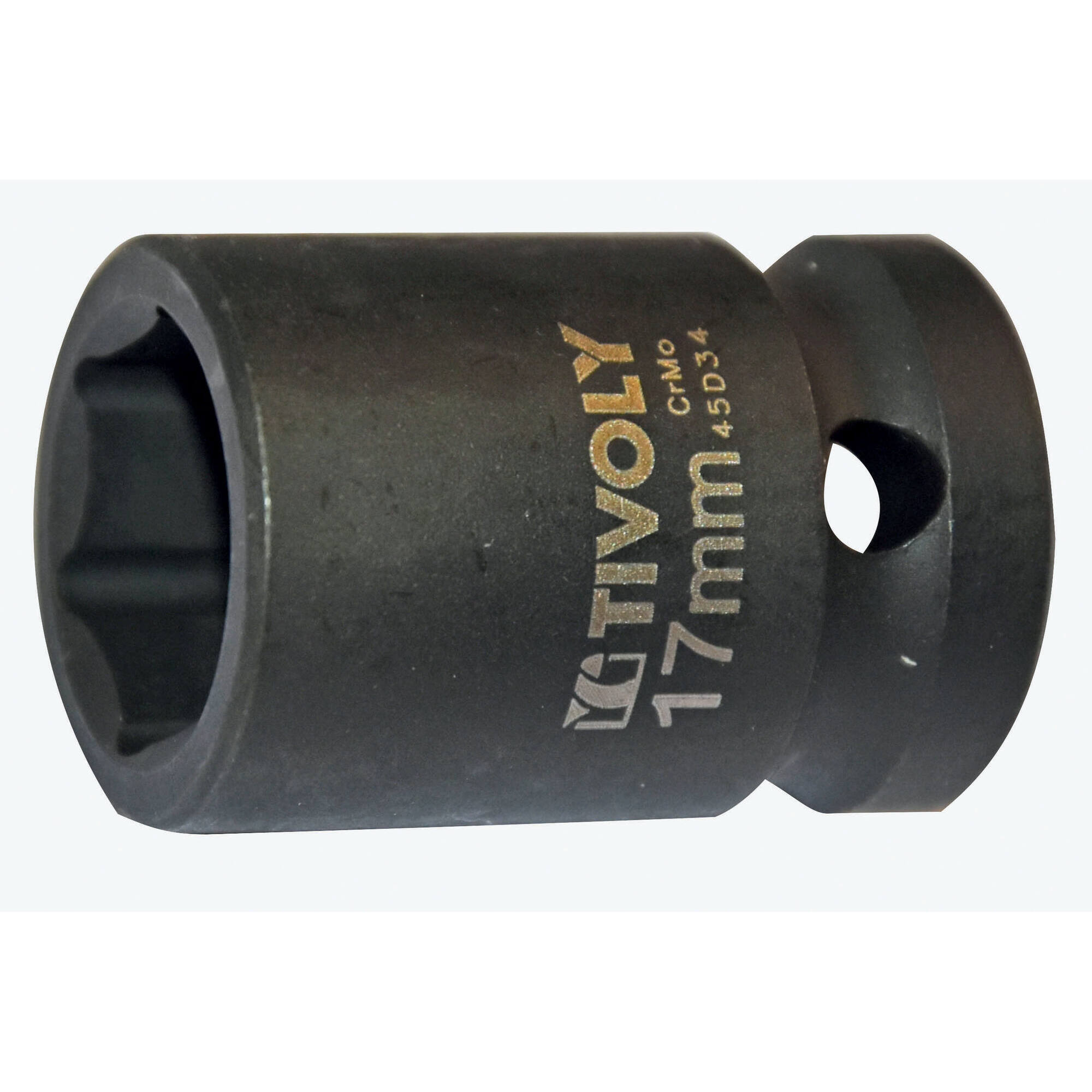 Casquillo de impacto H 1/2" -IMPACTO -Para tornillos hexagonales macho (Estuche blíster) N°: N17 / L: 38