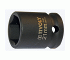 Casquillo de impacto H 1/2" -IMPACTO -Para tornillos hexagonales macho (Estuche blíster) N°: N21 / L: 38