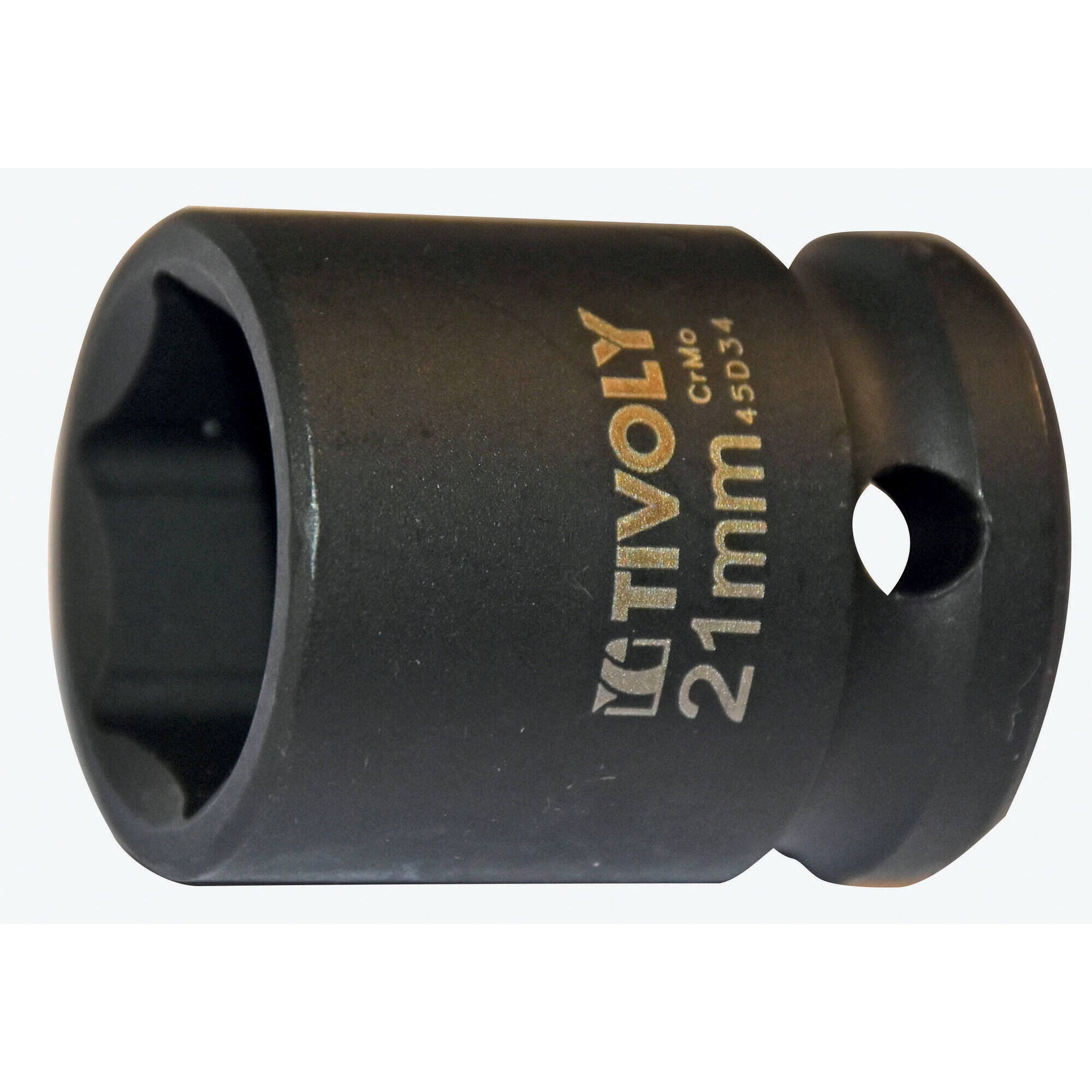 Casquillo de impacto H 1/2" -IMPACTO -Para tornillos hexagonales macho (Estuche blíster) N°: N21 / L: 38