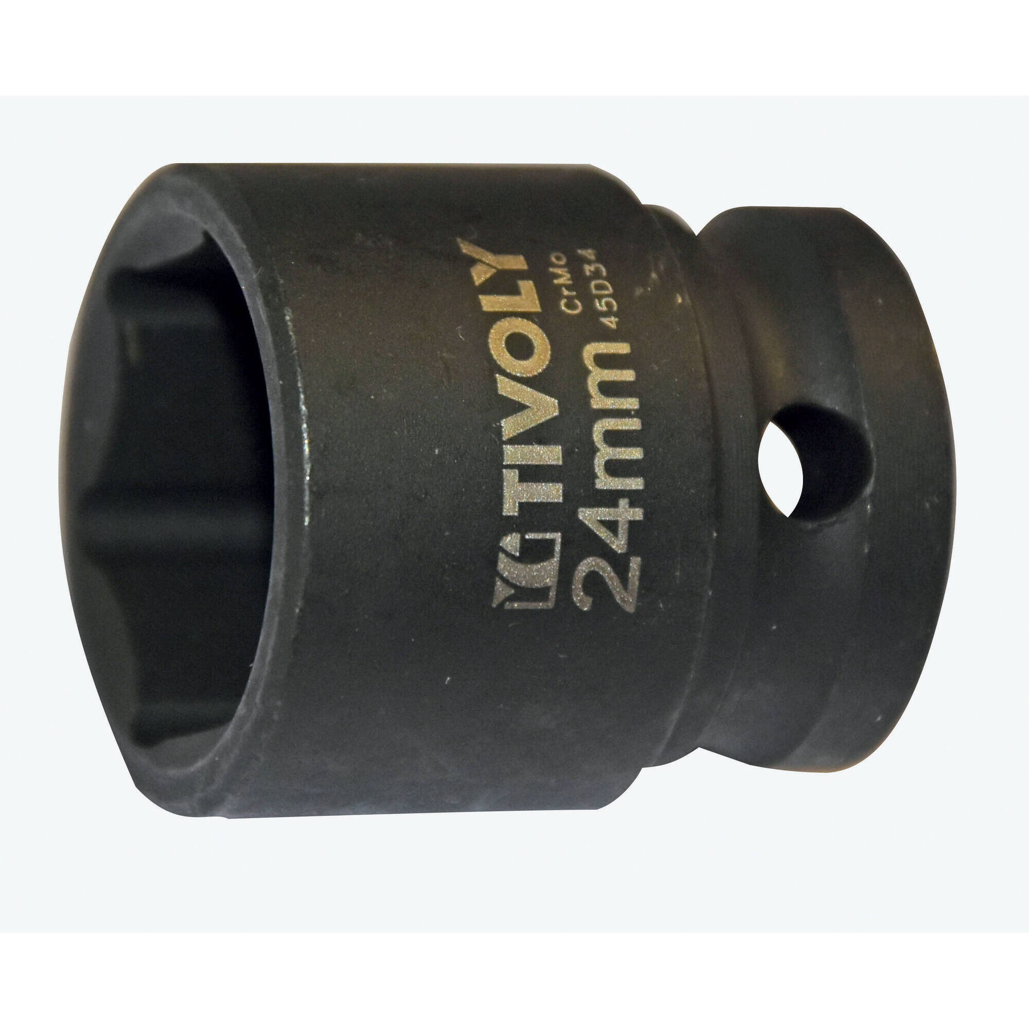 Casquillo de impacto H 1/2" -IMPACTO -Para tornillos hexagonales macho (Estuche blíster) N°: N24 / L: 38