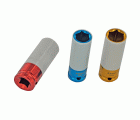 3 piezas -Llaves de impacto largas Ø 17 a 21mm -Especial ruedas de vehículos -IMPACTO