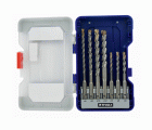 7 brocas MASTER3 SDS+ 3 filos L. 110- 160 mm Ø 5 a 12 mm