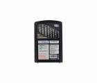 19 brocas para metal CUTINOX HSSE5% cobalto 4 caras Ø 1 a 10 mm por 1/2 PREMIUM