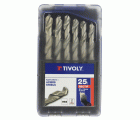 25 brocas para metal HSS rectificadas, punta en cruz Ø 1 a 13 mm