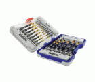 26 piezas -25 brocas HSS STEAM rectificadas con recubrimiento TiN punta en cruz mango de 3 caras Ø 2 a 13 mm + 1 fresa para avellanar HSS Ø 15 mm