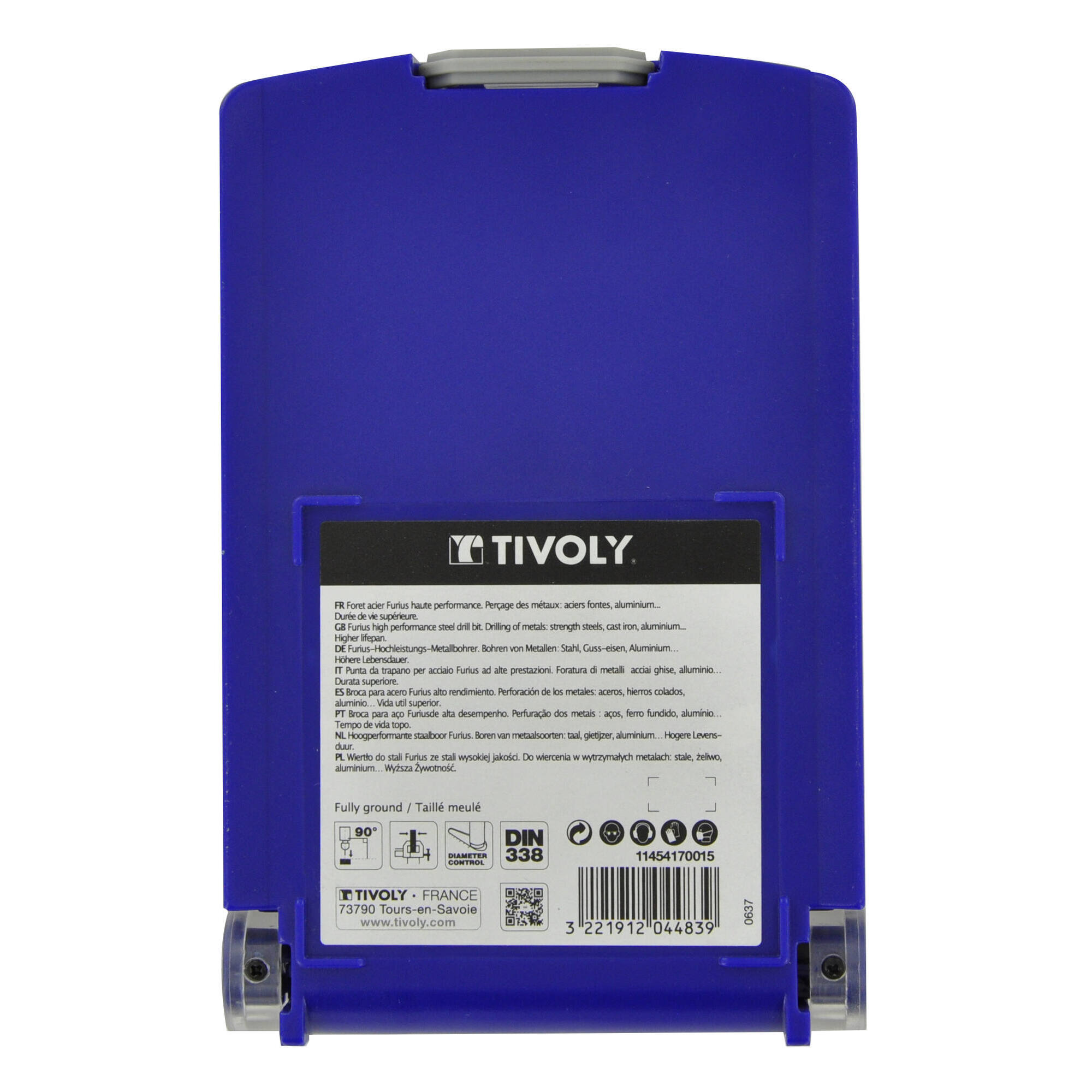 19 brocas para metal FURIUS HSS con recubrimiento FUSIO punta en cruz Ø 1 a 10 mm por 1/2 PREMIUM