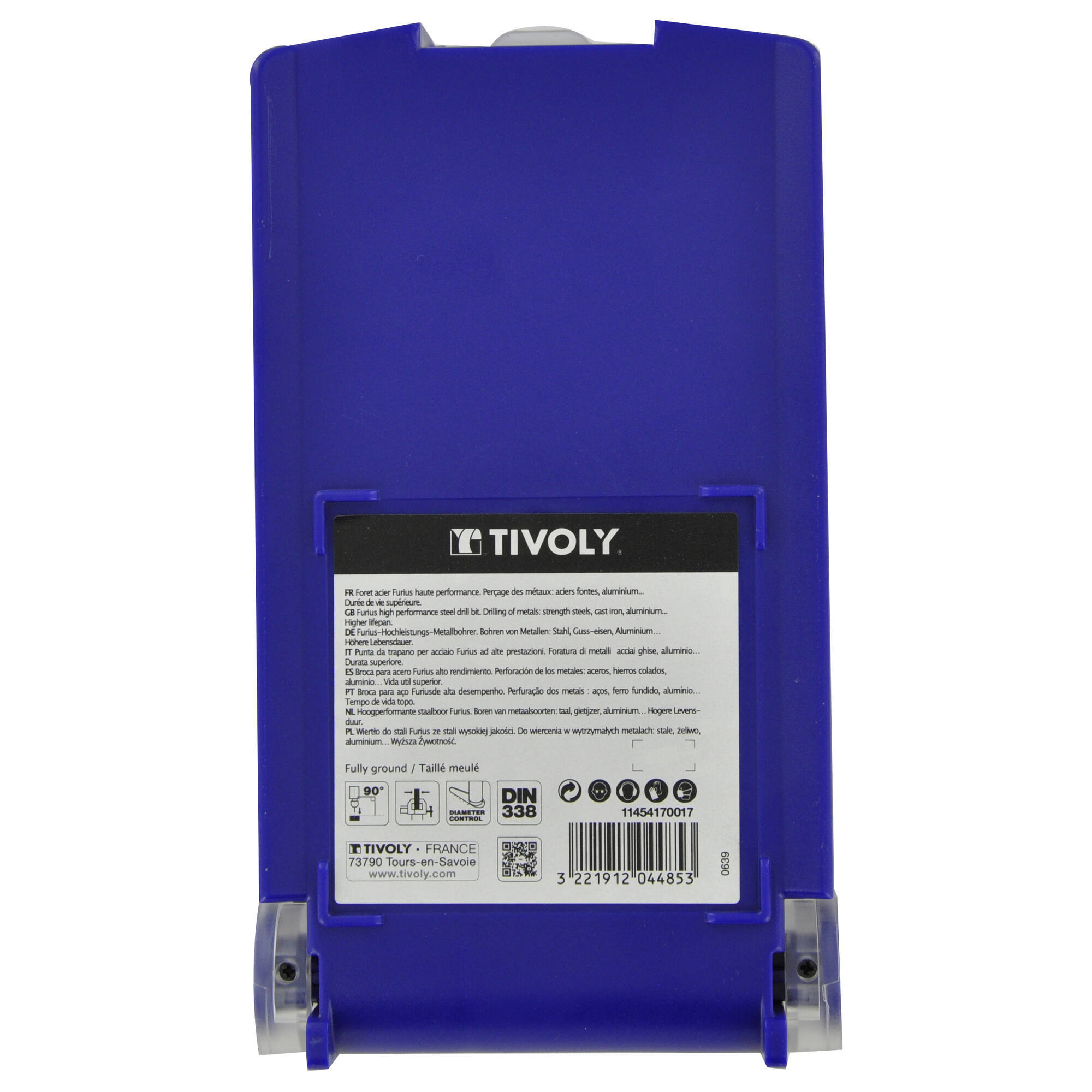 25 brocas para metal FURIUS HSS con recubrimiento FUSIO punta en cruz Ø 1 a 13 mm por 1/2 PREMIUM