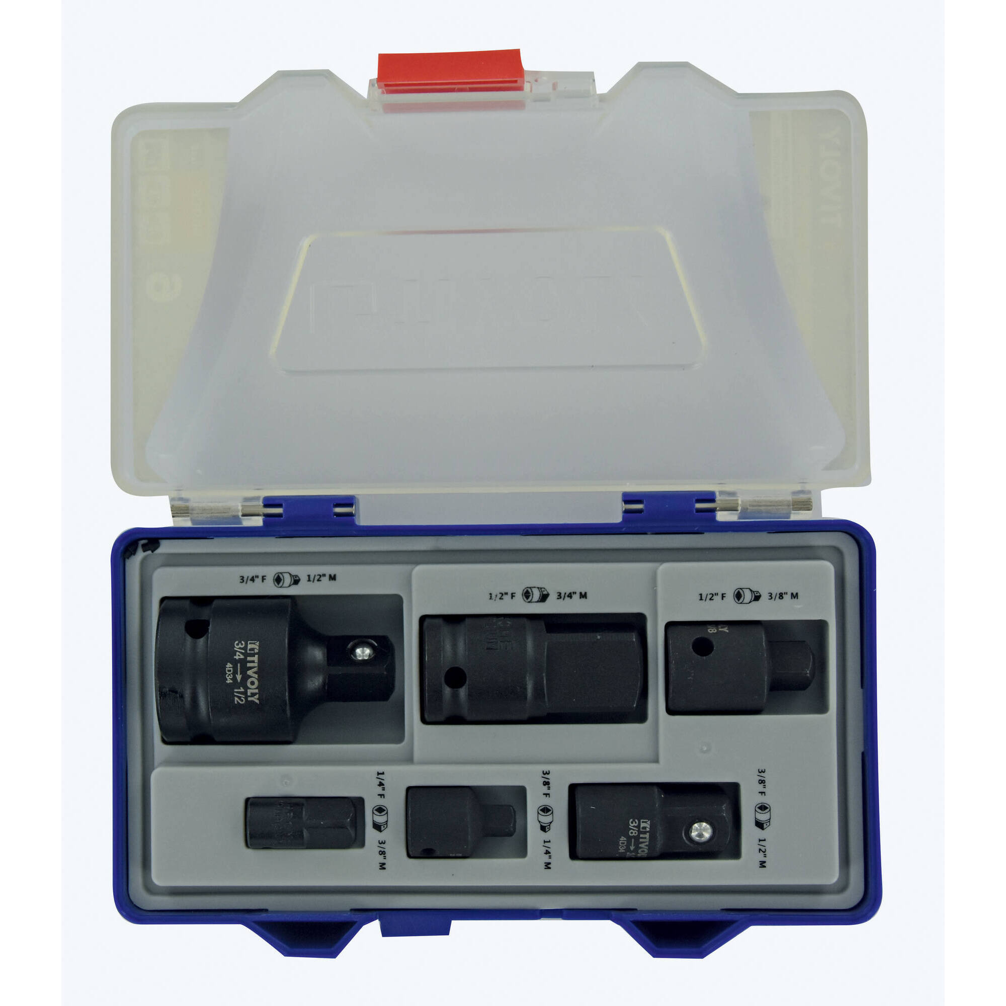 6 piezas -3 reductores + 3 aumentadores -IMPACTO