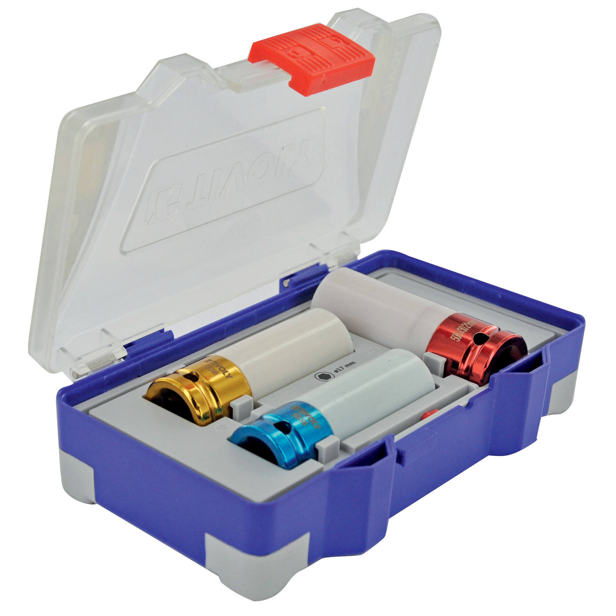 3 piezas -Llaves de impacto largas Ø 17 a 21mm -Especial ruedas de vehículos -IMPACTO