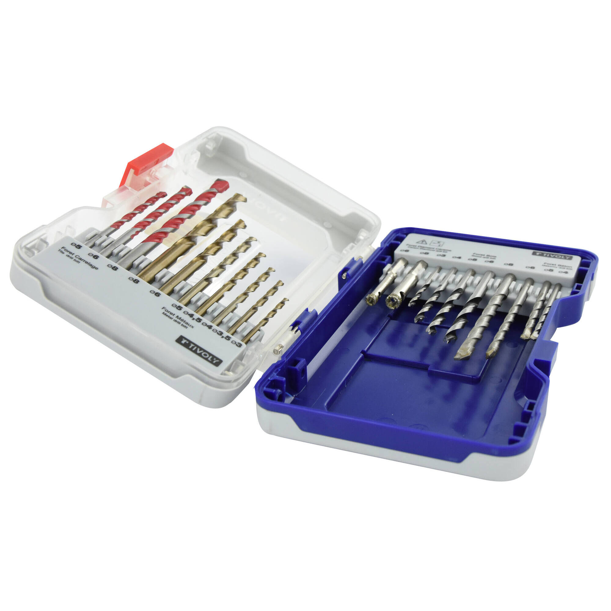 20 piezas -Caja RANGER -Brocas mixtas multimaterial