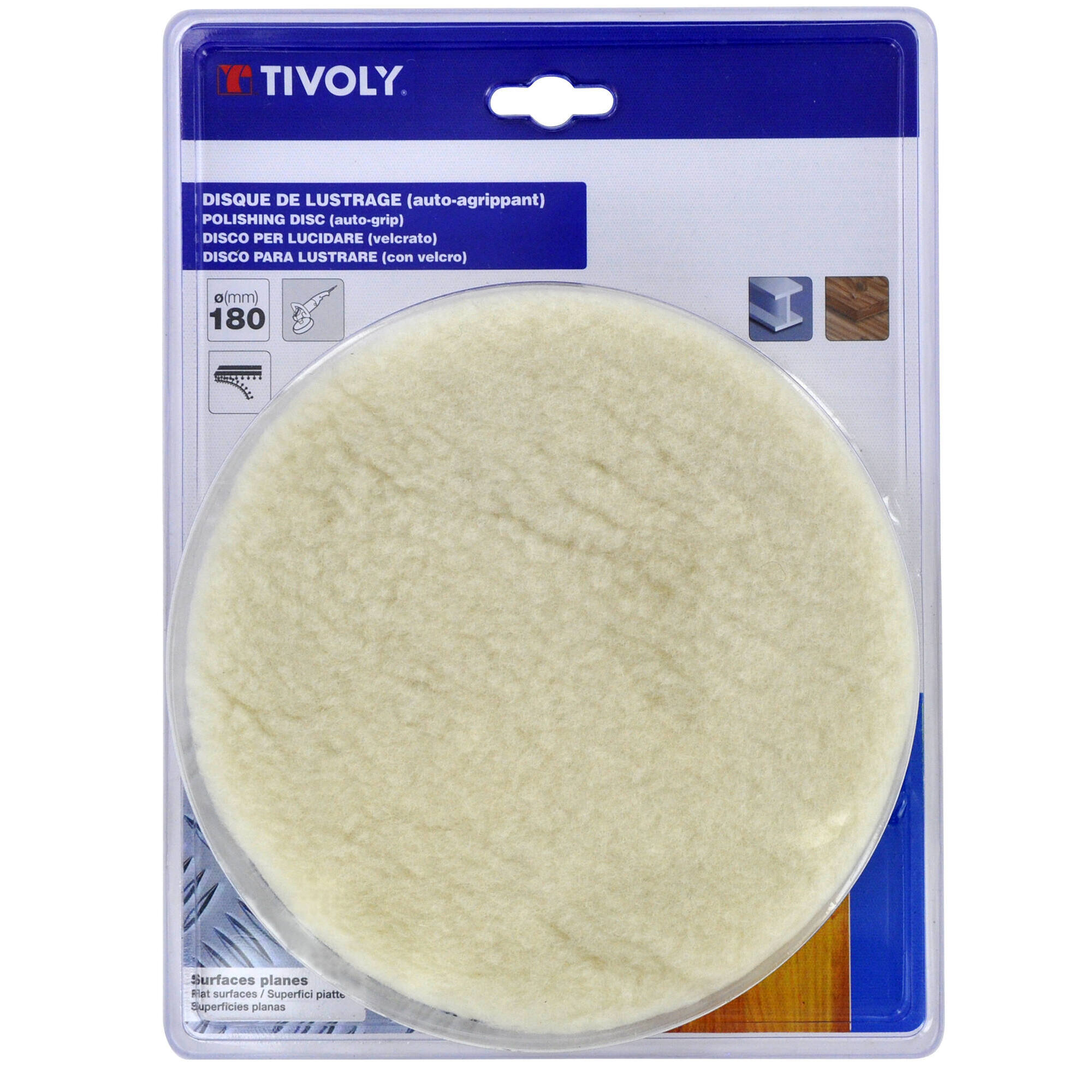 Disco de pulido con velcro Ø180mm