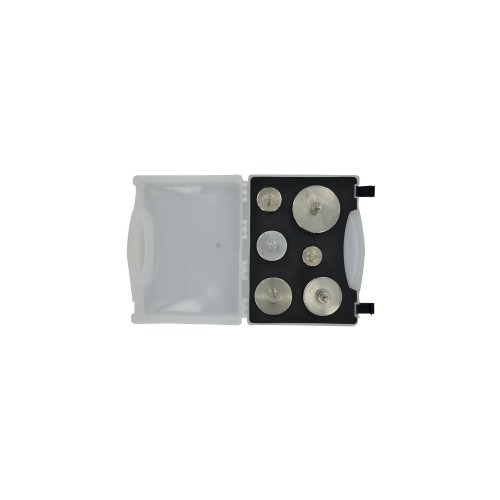 6 sierras de corona diamantadas taladrado con refrigeración de Ø 35 a 83 mm