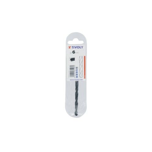 Ø: 1 / L: 34 / Broca para metal HSS laminada -Mango cilíndrico (Funda plástico)