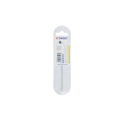 Ø: 3 / Broca para hormigón -Mango cilíndrico (Funda plástico) / L: 60
