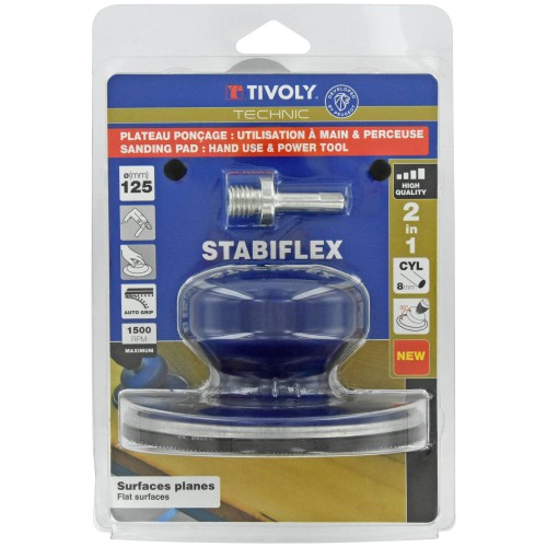 Plato de lijado autoadhesivo STABIFLEX Ø 125mm