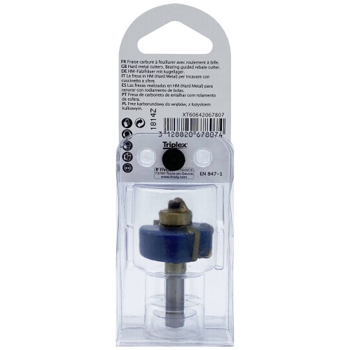 Fresa para machihembrar + guía (Estuche blíster) / 31.8