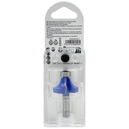 Fresa 1/4 para redondear + guía (Estuche blíster) / 32