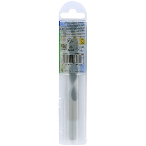 Ø: 12 / Broca para madera de 3 puntas -Mango cilíndrico -Graduada SLR (Funda plástico) / L: 151