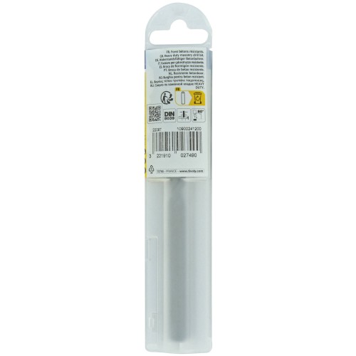 Ø: 12 / Broca para hormigón -Mango cilíndrico (Funda plástico) / L: 150
