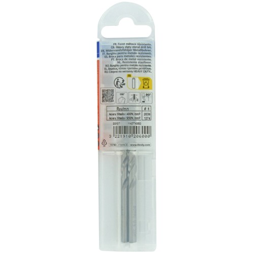 Ø: 5 / L: 86 / Broca para metal HSS -Afilado SPLIT POINT (Funda plástico)