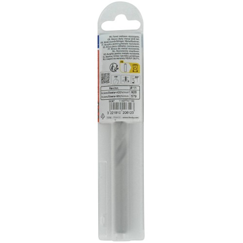 Ø: 11 / L: 142 / Broca para metal HSS -Afilado SPLIT POINT (Funda plástico)
