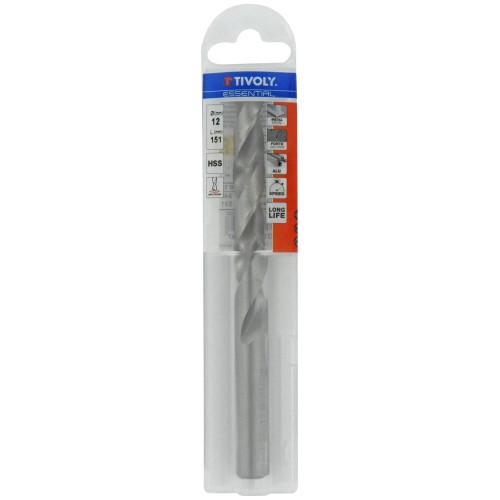 Ø: 12 / L: 151 / Broca para metal HSS -Afilado SPLIT POINT (Funda plástico)