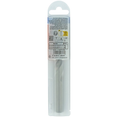 Ø: 13 / L: 151 / Broca para metal HSS -Afilado SPLIT POINT (Funda plástico)