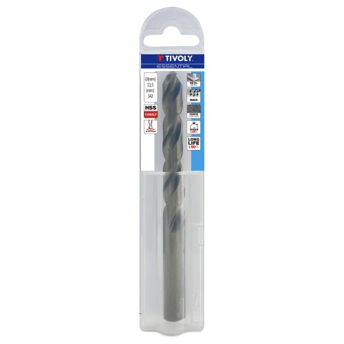 Ø: 11.5 / L: 142 / Broca para metal HSS-E5 (cobalto 5 %) -Afilado SPLIT POINT -Graduada SLR (Funda plástico)