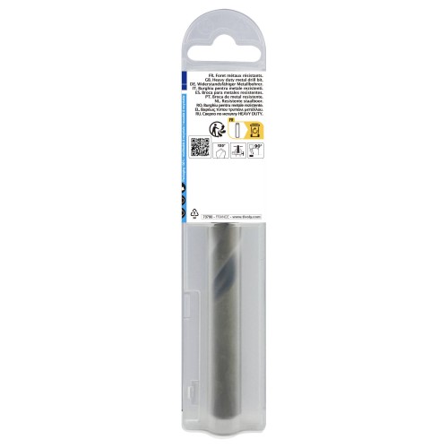 Ø: 12.5 / L: 151 / Broca para metal HSS-E5 (cobalto 5 %) -Afilado SPLIT POINT -Graduada SLR (Funda plástico)