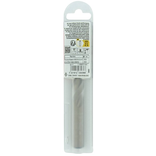 Ø: 13 / L: 151 / Broca para metal HSS-E5 (cobalto 5 %) -Afilado SPLIT POINT -Graduada SLR (Funda plástico)