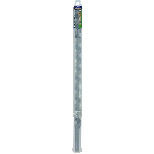 Ø: 20 / Broca para madera espiral única L. 450 mm -Mango hexagonal (Tubo colgante) / L: 450