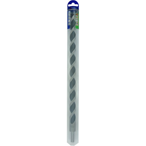 Ø: 18 / Broca para madera de 3 puntas L. 400 mm -Mango cilíndrico (Blíster) / L: 400
