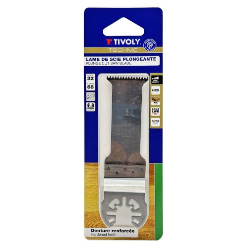 Cuchilla de inmersión HCS - 32*68mm - Dientes reforzados - para cortes profundos
