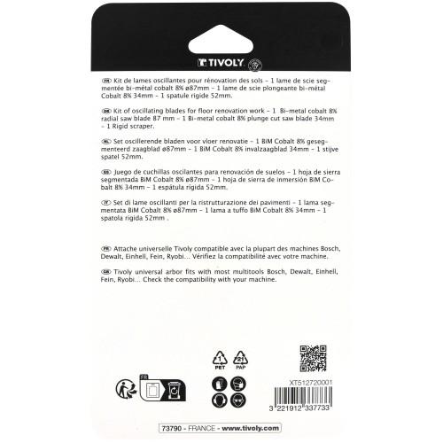 Kit 3 piezas para renovación de suelos