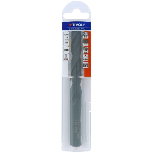 Ø: 13 / L: 151 / Broca para metal HSS - Tratamiento STEAM -Afilado SPLIT POINT (Funda plástico)