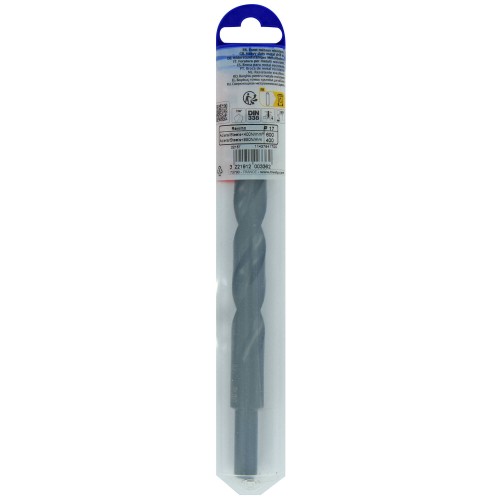 Ø: 17 / L: 184 / Broca para metal HSS VAPORIZADO | MANGO REDUCIDO | DIN 338 | Afilado SPLIT POINT - (Tubo colgante)