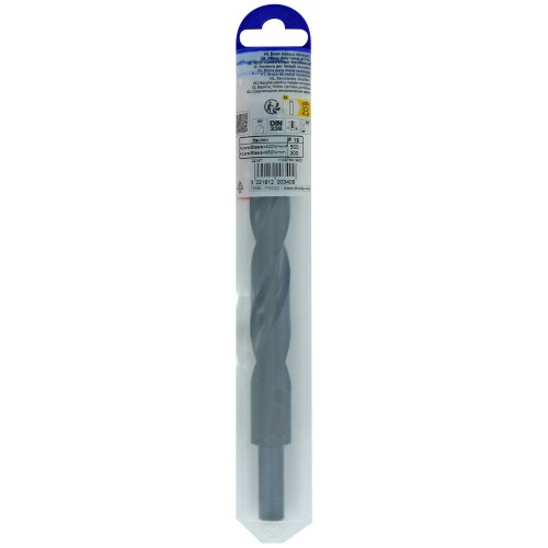 Ø: 19 / L: 198 / Broca para metal HSS VAPORIZADO | MANGO REDUCIDO | DIN 338 | Afilado SPLIT POINT - (Tubo colgante)