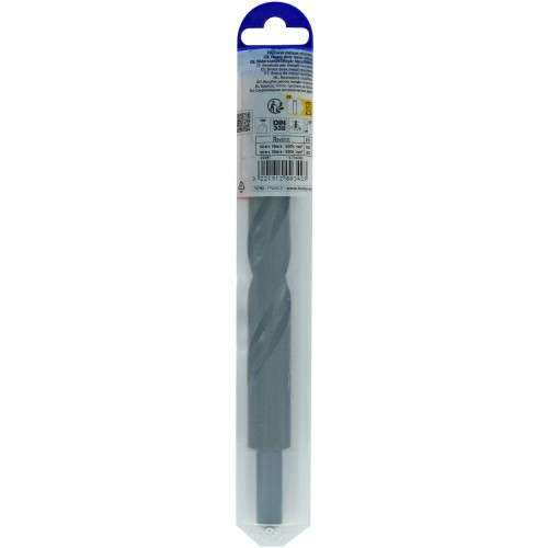 Ø: 20 / L: 205 / Broca para metal HSS VAPORIZADO | MANGO REDUCIDO | DIN 338 | Afilado SPLIT POINT - (Tubo colgante)