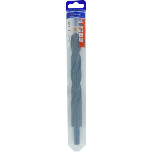 Ø: 22 / L: 210 / Broca para metal HSS VAPORIZADO | MANGO REDUCIDO | DIN 338 | Afilado SPLIT POINT - (Tubo colgante)