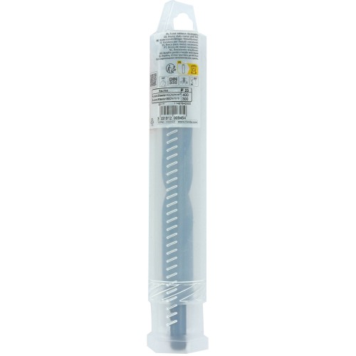 Ø: 23 / L: 210 / Broca para metal HSS VAPORIZADO | MANGO REDUCIDO | DIN 338 | Afilado SPLIT POINT - (Tubo colgante)