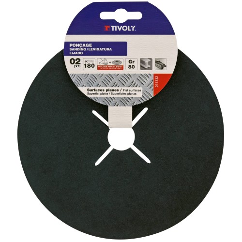 Disco FIBRA DE CIRCONIO (Cartoncillo colgante) / Dim Ø180 / Gr : 50